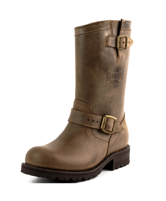 Biker boots outlet brown